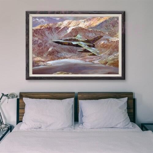 T106 War Plane Flight Operations Retro Classic Painting 52 Custom Silk Poster Home Deco Wall Art Christmas Gift