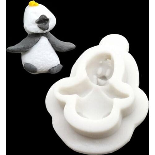 Penguin Shape Silicone Mold Sugarcraft Chocolate Cupcake Baking Mold Fondant Cake Decorating Tools