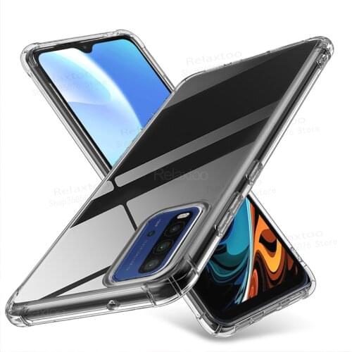 Transparent Silicone Soft Case For Redmi9T Phone Cases For xiaomi redmi 9T Xiomi Redmy Redmi 9 T Full Cover Redmi9t Coque