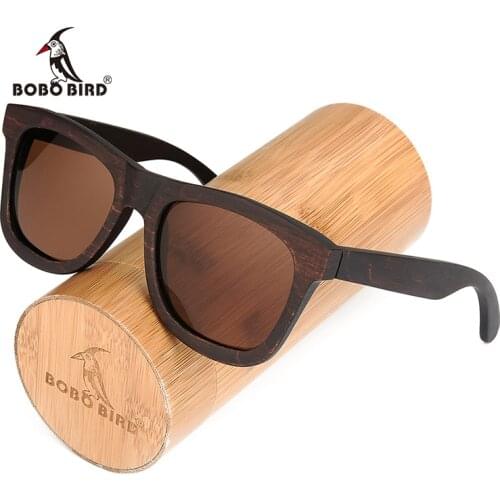 BOBO BIRD Polarized Sun Glasses Retro Men and Women Luxury Handmade Wood Sunglasses for Friends as Gifts AG005b Dropshipping OEM