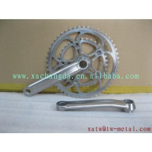 Titanium ISIS crank titanium taper head tube crank titanium crankset