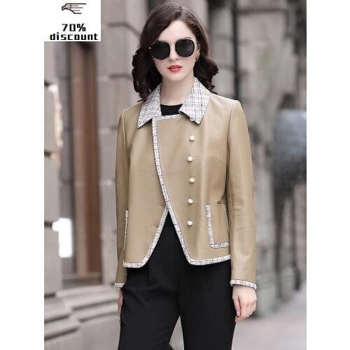 Genuine Leather Jacket 2020 Autumn Winter Jacket Women 300% Real Sheepskin Coat Female Elegant Blazer Chaqueta Mujer My
