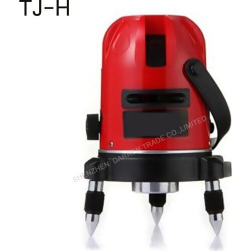1PC New laser level Leveler Vertical Horizontal Line self-leveling Cross Laser Level TJ-H 5MW Red 2 line Laser HOT SALE