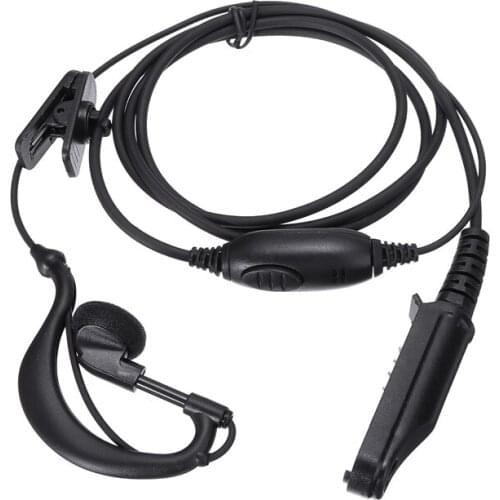 1pc Waterproof Walkie Talkie Earphone Noise Cancelling Earphones Portable Microphone Headset For B-F-UV9R/UV9R Plus