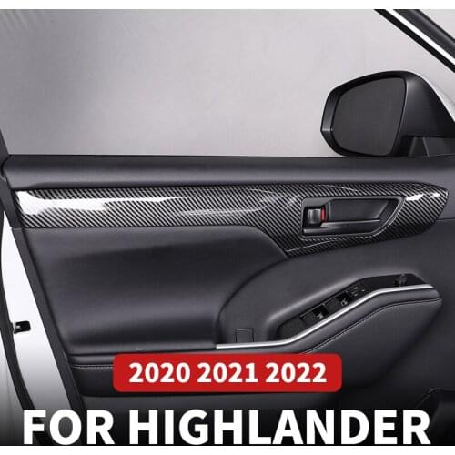 Interior Door Trim Strip Car Accessories For Toyota Highlander 2022 2021 2020 XU70 Refit Lnterior Door Trim Strip
