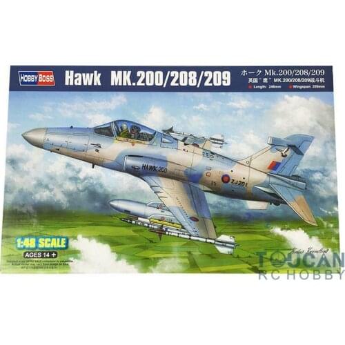 Hobby Boss 81737 1/48 Hawk Mk.200/208/209 Battleplane Fighter Warcraft Model Kit TH05565-SMT6