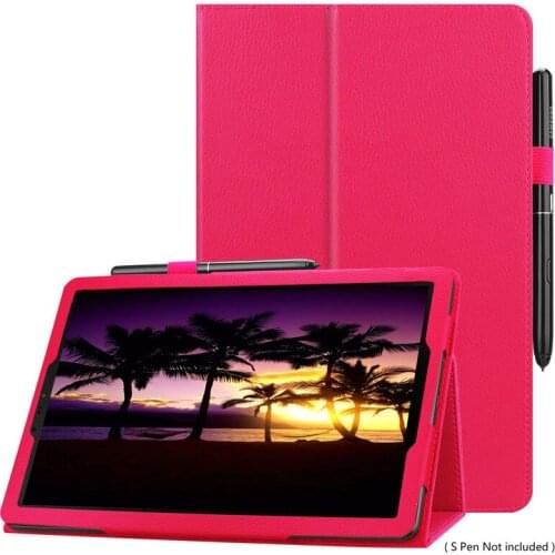 Case Cover for Samsung Galaxy Tab S4 10.5 2018 Model SM-T830/T835/T837,Multi-Angle Stand Flip PU leather Cover S Pen Holder Case