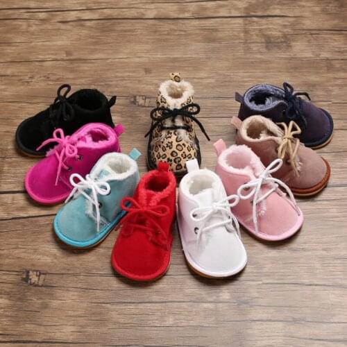 Baby Shoes for Toddlers Children Shoes for Newborns Baby Girl Anti-slip Winter Shoes for Babies First Walkers Booties for Kids