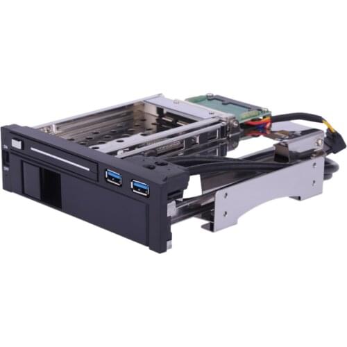 Dual Bay 3.5" + 2.5" Inch USB 3.0 Port SATA III Hard Drive HDD & SSD Tray Caddy Internal Mobile Rack Enclosure Docking Station