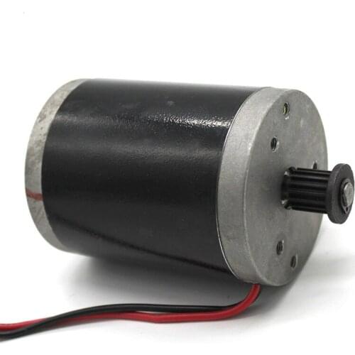 24v100w motor, DIY Electric Scooter transformation large torque 24V motor, pulley DC motor