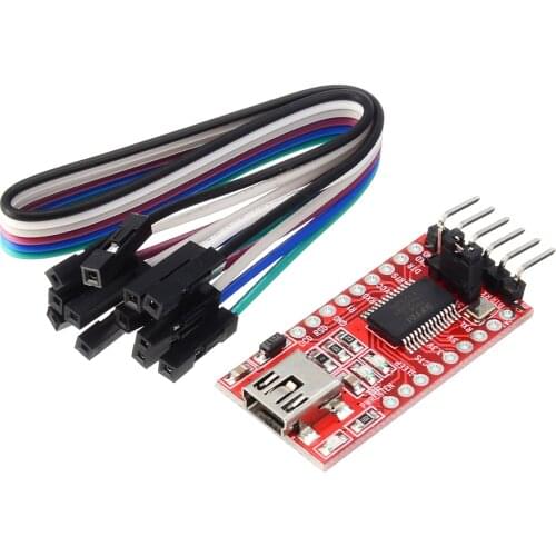 FT232RL FTDI Basic USB 3.3V 5V TTL Serial for Mini Download Cable UART interface Converter Adapter Module with Cables