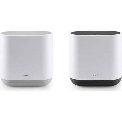 Ecoco Large Capacity 10L Trash Cans for the Kitchen Bathroom Wc Garbage Rubbish Bin Dustbin Bucket Crack Press