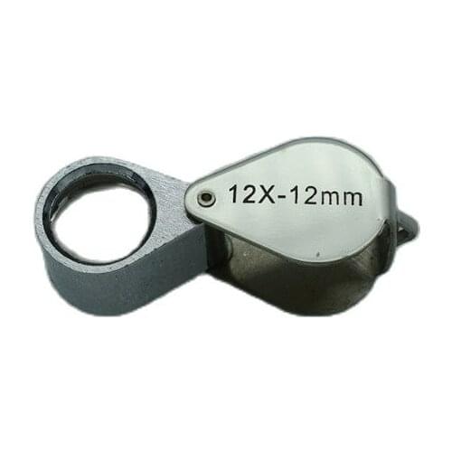 12x 12mm Jewelers Eye Loupe Magnifier Magnifying glass jewelers loupe triplet