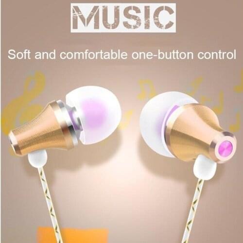 Earphone For Iphone Android Smartphone In Ear Earphone With Microphone Stereo Music Headset In-ear Wired Earbuds For MP3 Ipod