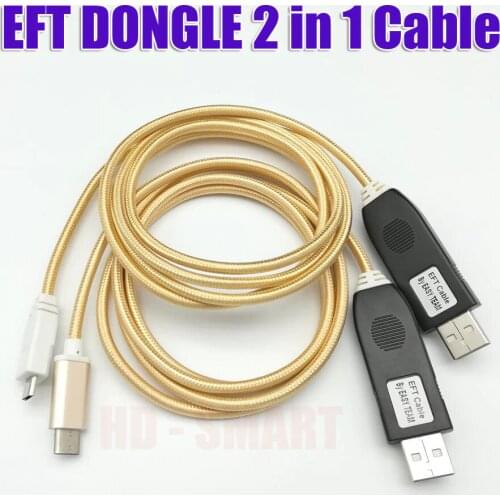 News Original EASY FIRMWARE TEMA / EFT DONGLE EFT Dongle Serial 2 in 1 cable Free shipping