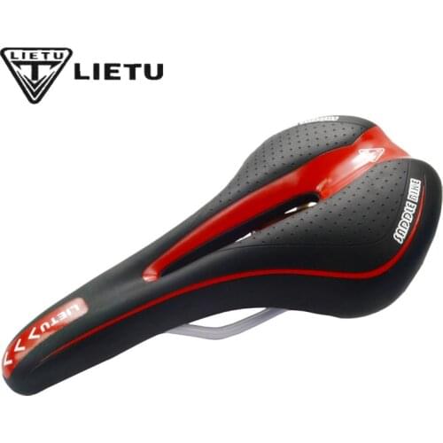 LIETU New Arrived MTB Road Bike Saddle Bicycle Cycling Silicone Skidproof Seat Silica Gel Cushion Seat Black Bicycle Bike Saddle