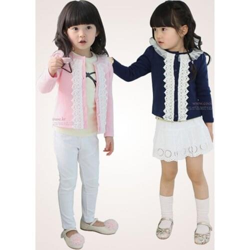 Baby Girls Clothing Childrens Garment Spring Korean Round Neck Loose Coat New Pattern Girls Long Sleeve Shirts B0720