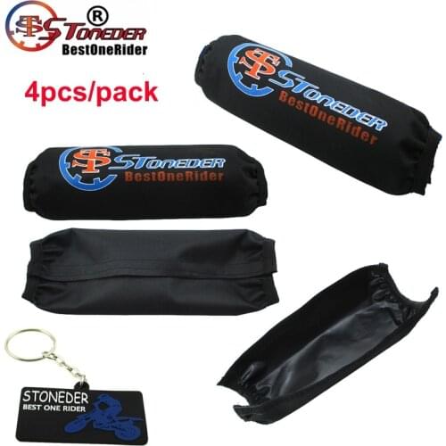 STONEDER 4x 270mm Shock Cover Absorbe Protector For UTV ATV Quad Go Kart Buggy Pit Dirt Bike Motorcycle Motocross