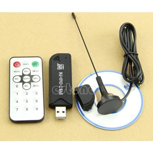 USB2.0 Digital DVB-T SDR+DAB+FM HDTV TV Tuner Receiver Stick HE RTL2832U+R820T