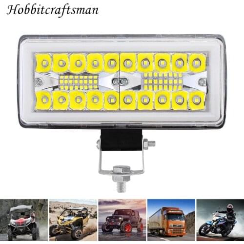2021 New 108W Led Work Light Bars Spot Beam Contains Flashing Mode for Car Tractor Boat OffRoad 12V 24V 4WD 4x4 Truck SUV ATV