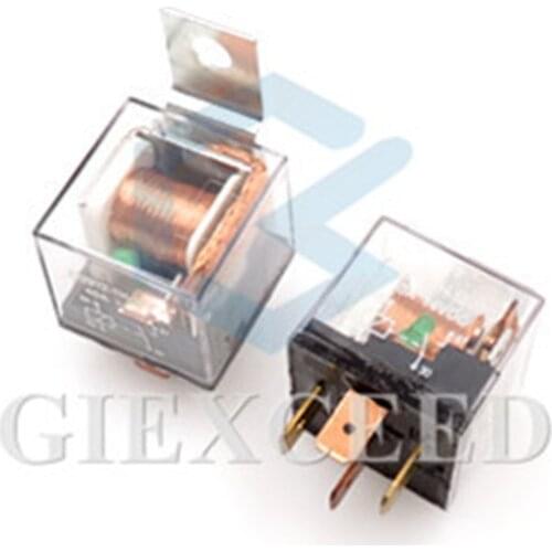 4pin 5pin Waterproof Automotive Relay DC 12v 24v 40A transparent High Quality Electrical Car Relay with Light
