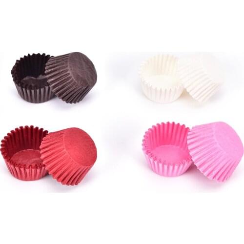 500Pcs Thicken Muffin Cupcake Paper Cups Liner Cake Decoration Tools Party Tray Cake Mold Kitchen Accessories Whosesale