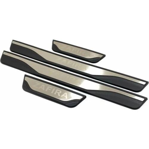 Car Styling Accessories For Opel Zafira Tourer 2011- 2019 2020 Door Sill Strip Trim Scuff Plate Kick Guard Protectors Cover