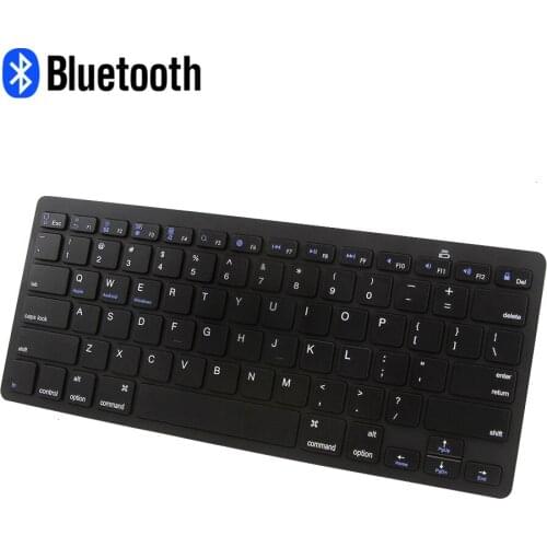 Bluetooth 3.0 Wireless Mini Keyboard Silent Slim English Office 78 Keys Portable Keypad For Xiaomi IOS Tablet Macbook Laptop PC