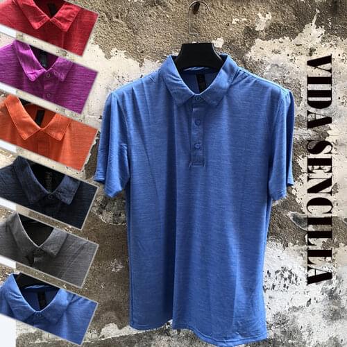 BYRON BUZZ Short Sleeve Polos For Men