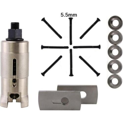 Cylinder Puller , Lock Cylinder Pick Tool with Screws,Gaskets,Flanges,Strong Power Tool for Lock Cylinder Removal Tool
