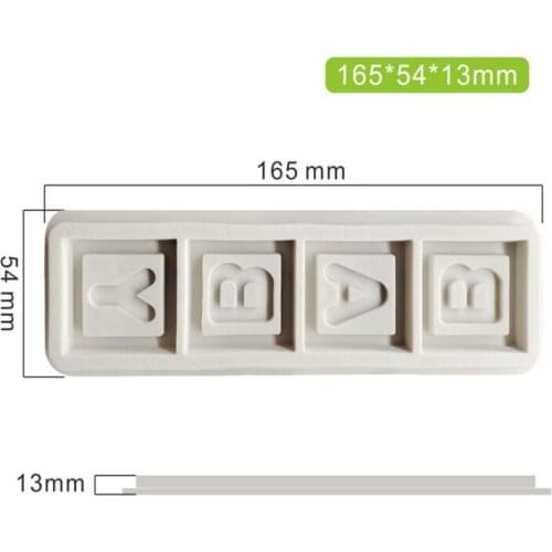Baby letter silicone mold DIY chocolate baking tools cake decoration sugar turning mold creative silicone mold