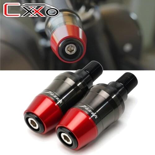 FOR YAMAHA FZ1 FAZER FZ6 FAZER FZ8 New Heavy stainless steel Handle Bar Handlebar Grips Cap End handle Plugs cap
