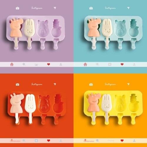Ice mold ice cream mold home childrens lovely homemade ice cream ice cream ice cream popsicle silicone