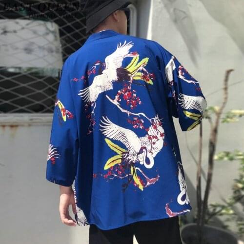 Yukata haori men Japanese kimono cardigan men samurai costume clothing kimono jacket mens kimono shirt yukata haori KK2381