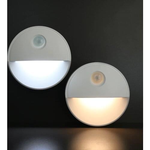 PIR Motion Sensor Wardrobe Light Night Lamp Auto ON/OFF LED Under Cabinet Lights for Cupboard Closet Kitchen Stairs