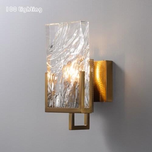 New Design Style LED Wall Sconce Living room Bedside Wall Lamp Aisle Decoration Light Indoor Wall Lights Crystal LED Loft Deco