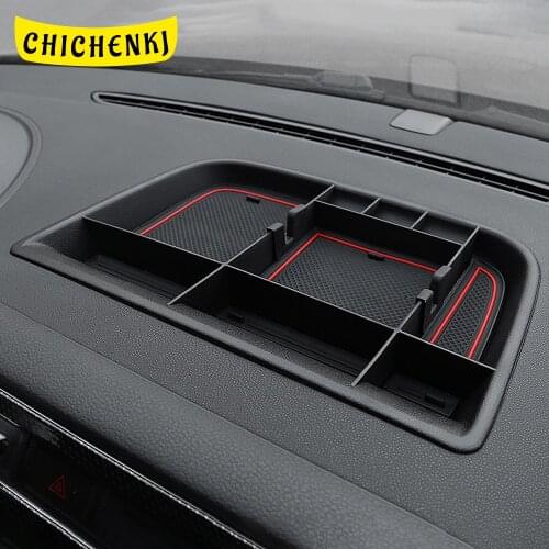 For VW Volkswagen Tiguan 2007-2017 Car Styling Dashboard Storage Organizing Box Organizer Case Interior Accessories