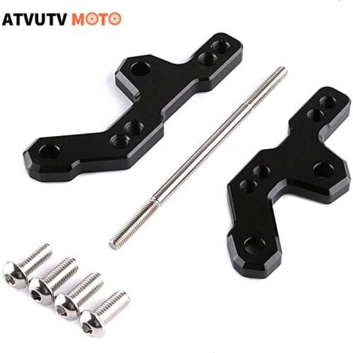 Motorcycle Adjustable Rearsets Foot Pegs Mounting Bracket Base For Kawasaki NINJA 250 300 ZX-300R Z250 Z300