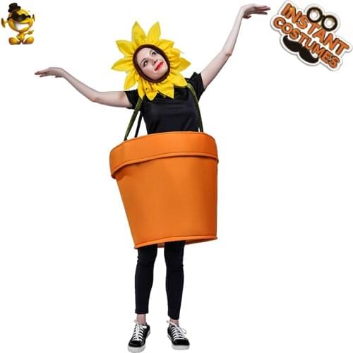 Sunny Blossom Women Sunflower Costume Dress up Christmas Party Adult flower Costumes