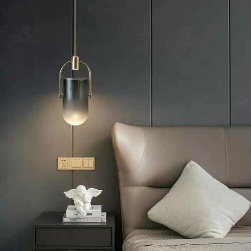 Modern led glass ball lampara colgante hanglamp hanglampen lumiere kitchen dining bar bedroom hanging lamp