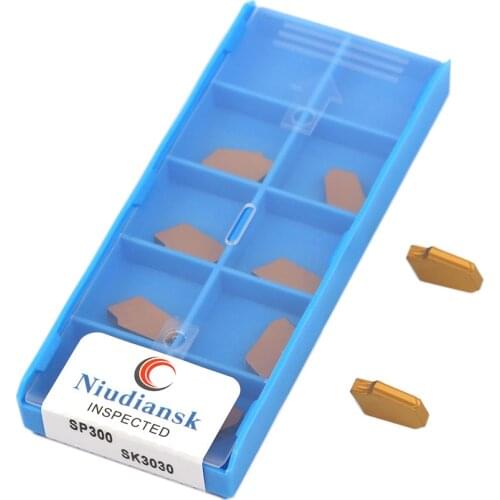 SP200 SK3030 SP300 SK3030 Slotting Turning Tool SP400 SK3030 Grooving Cutter Carbide Inserts CNC Lathe Cutting Tools , For Steel
