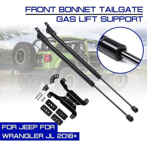 Strut Bar Car Interior Front Engine Cover Bonnet Hood Shock Lift Support Rod Arm Gas Spring For Jeep Wrangler JL 2018 2019