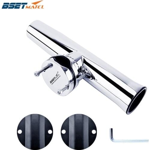 Stainless Steel 316 Fishing Rod Rack Holder Rest Pole Bracket Support Rail Mount for 1 to 2 inch Rail Marine Boat Accessories