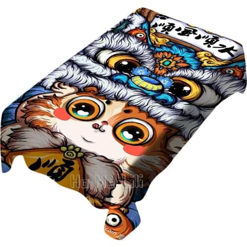 Country Tide Scrawl Painted Vector Illustration Table Cloth Indoor And Outdoor Decoration Polyester Waterproof