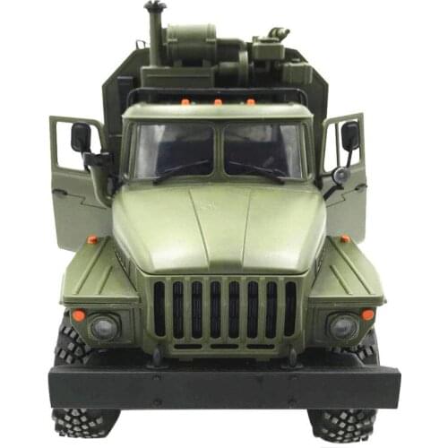 Ural 1:16 Six-drive Military Card Command Communication Vehicle Full-scale Simulation Remote Control Climbing Rc Car Model