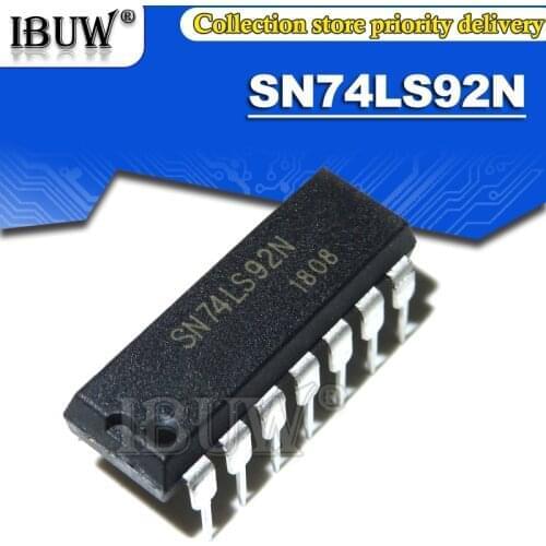 100PCS SN74LS92N DIP14 SN74LS92 74LS92N 74LS92 DIP Integrated IC
