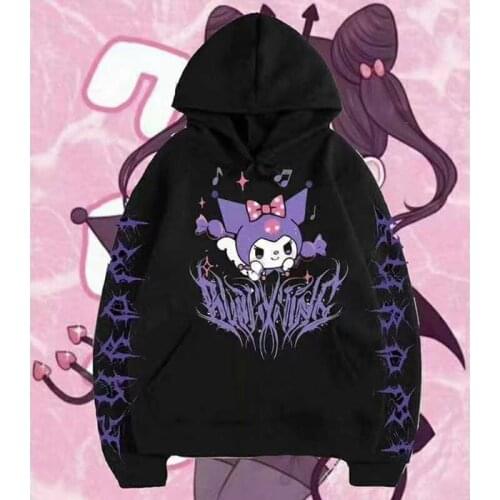 Womens Hoodie Y2K Aesthetic Vintage Harajuku Gothic Hooded Sweatshirts Women Kawaii Punk Hoodie Oversized Grunge Clothes Street