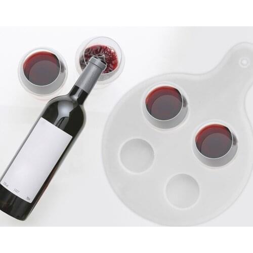 2021 Crystal Epoxy Resin Mold DIY Crafts Making Tool Wine Rack Tray Bracket Cup Holder Casting Silicone Mould