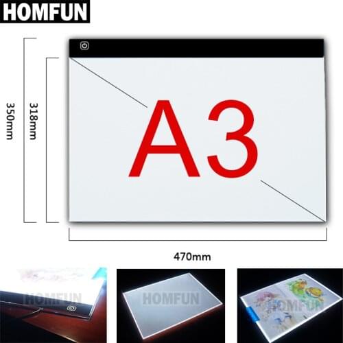 A3! Dimmable Ultra Thin A3 LED Light Tablet Pad Apply to EU/UK/AU/US/USB Plug Diamond Embroidery Diamond Painting Cross Stitch