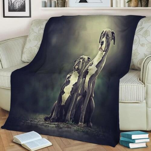 American Pit Bull Terrier Flannel Throw Blanket 3D Printed Keep Warm Sofa Child Blanket Home Decor Textiles Dream Family Gift